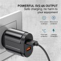 USLION EU/US Plug 2.4A Max Dual USB Fast Charging Adapter Wall Universal Mobile Phone Charger For iPhone Samsung Xiaomi Poco. 