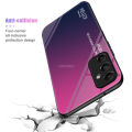 For Samsung Galaxy A05s Case Gradient Phone Back Hard Glass Cover.