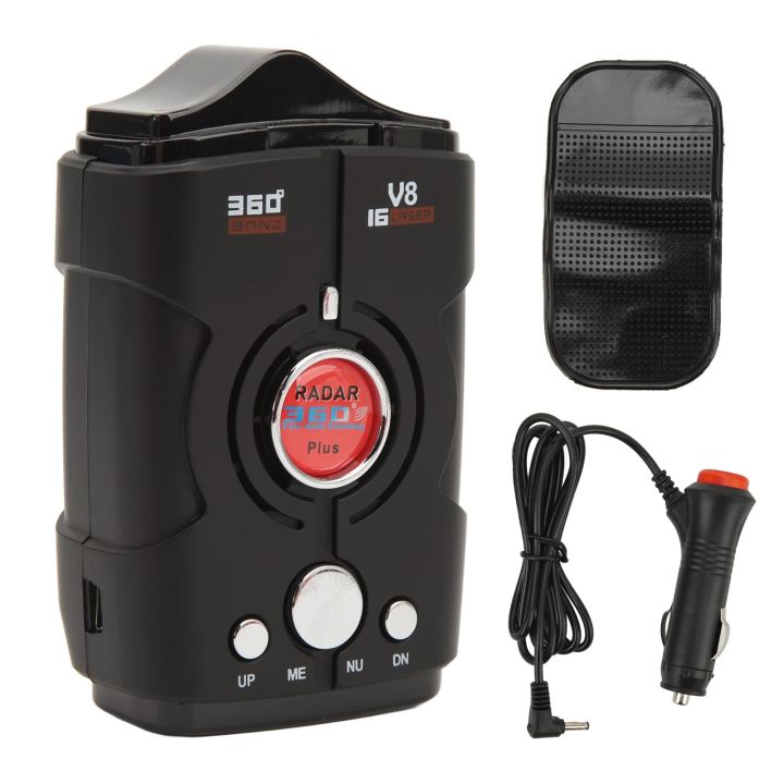 Mobile Speed Radar Detector Real Time Voice Alerts Universal Stable Signal High Sensitivity Car Radar Detector for Vehicle
