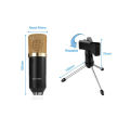 HXSJ Professional Studio Microphone Usb Condenser Sound Re-cording Microphone With C-ardioI-D Studio Re-cording Mic For Pc Lapt-op Blue. 