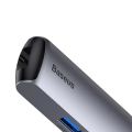 Baseus Mechanical Eye 6 in 1 HDMI / USB 3.0 x 3 /RJ45 / PD to USB-C / Type-C Smart HUB Docking Station.
