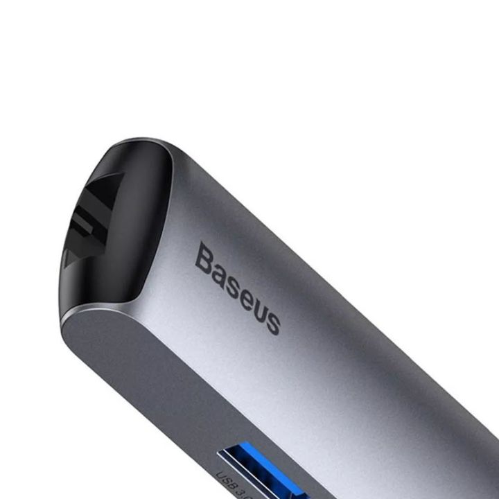 Baseus%20Mechanical%20Eye%206%20in%201%20HDMI%20/%20USB%203.0%20x%203%20/RJ45%20/%20PD%20to%20USB-C%20/%20Type-C%20Smart%20HUB%20Docking%20Station%20-%20Image%204