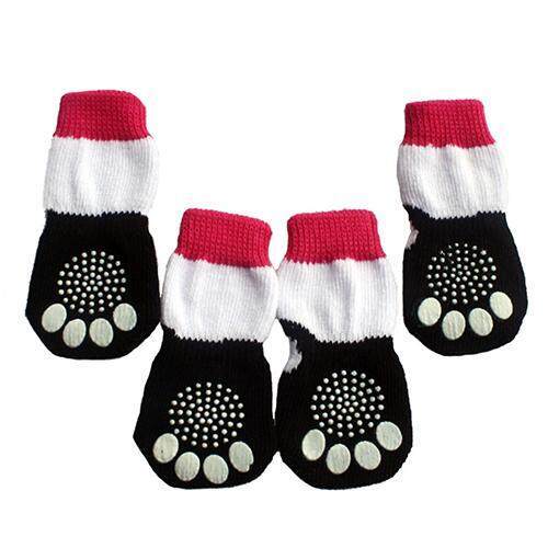 fuwen%C2%AE%204%20Pcs%20Fashion%20Cute%20Puppy%20Dog%20Pet%20Knits%20Socks%20Anti%20Slip%20Skid%20Bottom%20Mini%20Sock%20-%20Image%204