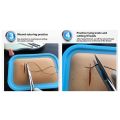 Medical Student Suture Practice Skin Silicone Suture Module Debridement Surgery Suture Training Incision Model.