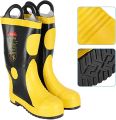 Fire Proof Safety Gum Boot Rubber High Temperature Resistant Waterproof Shoes. 