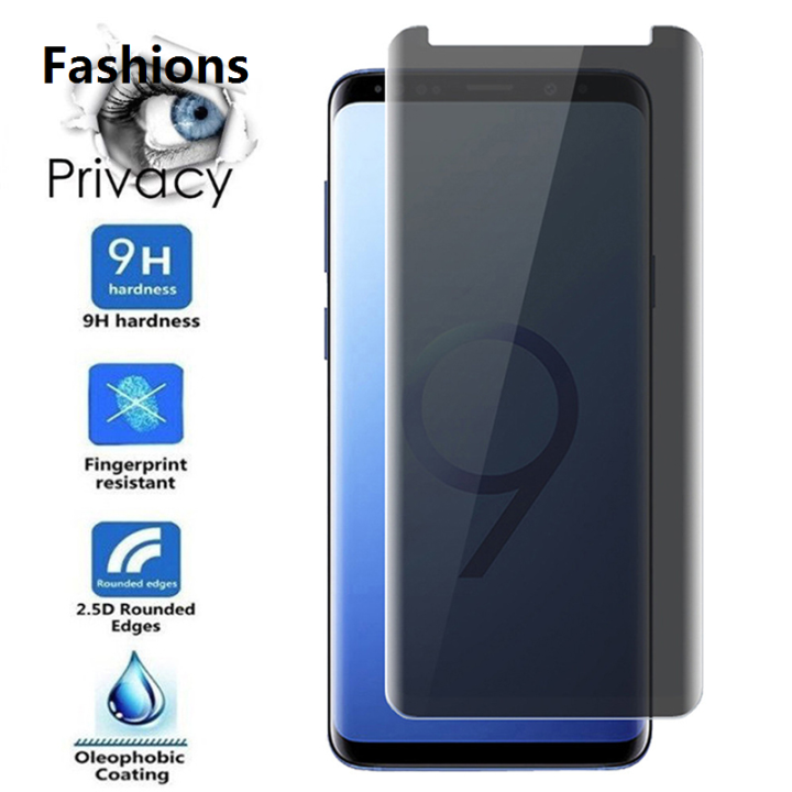 Fashions 9H Privacy Anti Spy Screen Protector For Galaxy S7 S6 Edge S5 S4 S3 Tempered Glass For Samsung Galaxy S10 5G S9 S8 Plus