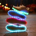 LED Shoes Luminous Shoes Men's Shoes USB Rechargeable Flash Shoes Amazon Breathable Low Top Shoes Light Shoes Small White Shoes Women's Shoes. 