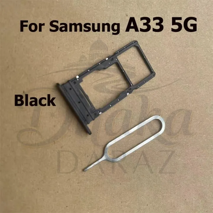 Samsung%20Galaxy%20A33%205G%20Dual%20Sim%20Tray%20Micro%20SD%20Card%20Slot%20with%20Sim%20Ejector%20Pin%20Replacement%20Part%20-%20Image%202