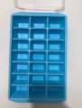 Plastic Alpine 21 box Ice Cuber Tray With Transparent Lid - 25cm.