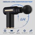 Mini Electric Massage Gun Portable Deep Tissue Massage Gun - Pain Relief USB Rechargeable Body Massager Message Gun Body Muscle Relief Massage Gun Fitness Portable Fascial Gun Deep Tissue Mini Massage Gun Message Gun Electric Message Gun.
