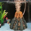 Volcano Shape Aquarium Fish Tank Decor oxygen pump air bubble stone Air Pump Drive Fish Tank Toy aquarium Ornament Decoration.