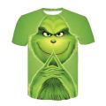 Summer men's T shirt Shrek 3d print funny t-shirts streetwear fashion hop round neck short-sleeved oversized t shirt.