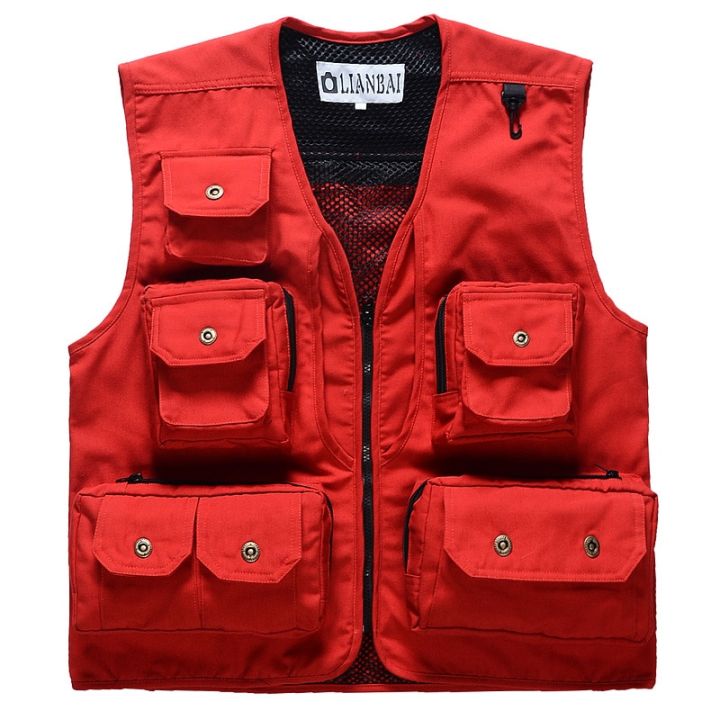 Multifunction%20cket%20Fly%20%20Photography%20Vest%20Sleeveless%20Jacket%20Coat%20Outdoor%20Camping%20Angling%20Volunteer%20Canvas%20Mesh%20Waistcoat-Beige%20-%20Image%204