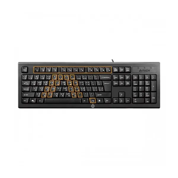 A4tech%20KRS-85%20FN-Hotkeys%20Wired%20Multimedia%20Keyboard%20With%20Bangla%20Layout%20-%20%2012%20multimedia%20&%20internet%20function%20keys%20-%20Laser%20Inscribed%20Keys%20-%20Comfort%20Roundedge%20Keycaps%20-%20Adjustable%20Keyboard%20Height%20-%20Image%203