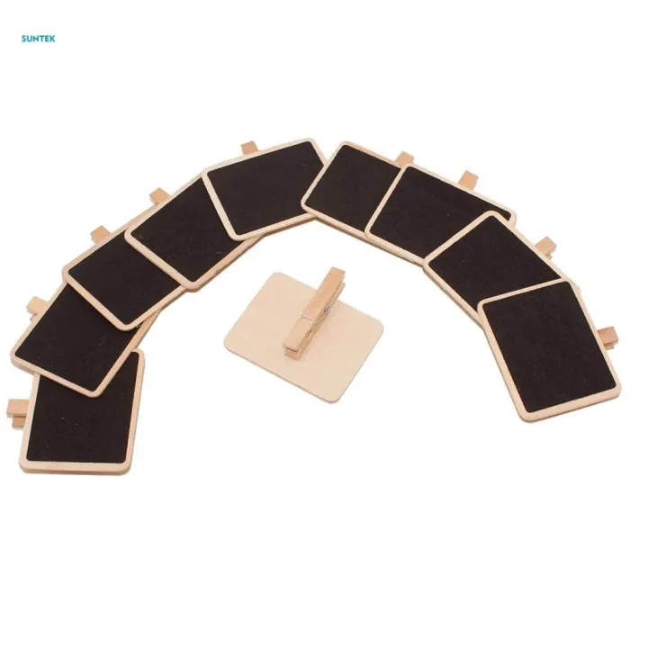 10xPack%2010PCS%20Small%20Mini%20Wooden%20Blackboard%20Note%20Memo%20Message%20Board%20Chalkboard%20-%20Image%202