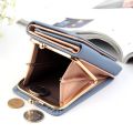【Wweirdoo】Women Lady Women s Black Red Color Mini Purses Small PU Leather Female Coin Purse Card Holder Ladies wallet. 