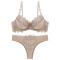 【Heartbeat Girl Store】（NEW）Women Up Bra Brassiere Briefs G-string Lace Set. 
