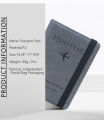 Premium Quality - 1 Pc Multi-Function Leather Passport Cover Credit Cards Holder Travel Cover Case - Couture - High-end. 