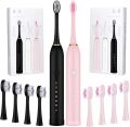 6 Clean Modes Sonic Electric Toothbrush USB Rechargeable Tooth Brush For Adult X-3 Washable Teeth Whitening and Cleaning Brush. 