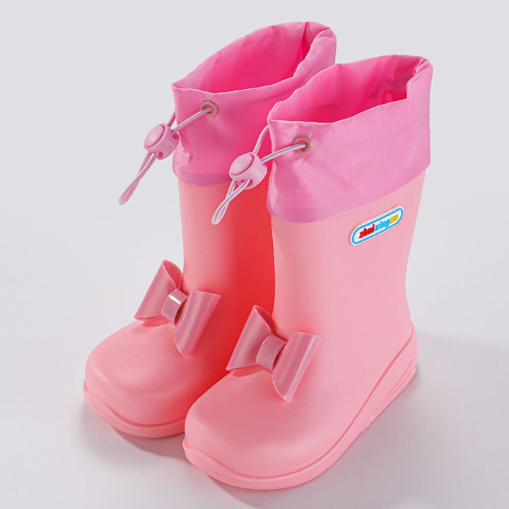 Star%20chasing%20foot%20new%20bow%20girls%20children's%20rain%20boots,%20water%20shoes,%20rubber%20shoes,%20rain%20boots,%20kindergarten%20treasure%20spot%20one%20piece%20delivery%20-%20Image%204