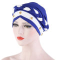 Women Twisted Braid Turban Hat Hijab Cap Beading Hair Head Cover Headwear. 