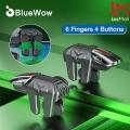 [Burn] BlueWow G21 mobile game trigger, suitable for PUBG mobile game handle alloy game handle rocker L1R1 button, suitable for mobile phones. 