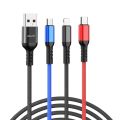 Awei 3 in 1 Multi Charging Cable For Usb Micro & Type C. 