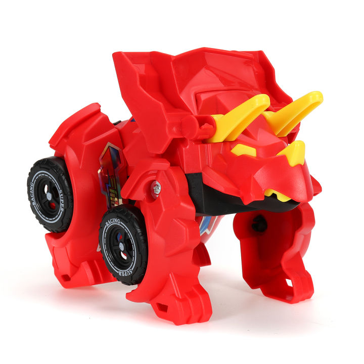 (New)Practical Child Manual Deformation Kid Tranforming Dinoaur Car T-Rex Toy Boy Toy Gift