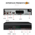 JN-821T2 Spain EU TDT HD Decoder DVB-T2 H.265 HEVC FTA Tuner PVR Digital SCART TV Receiver for View High-definition Channels.