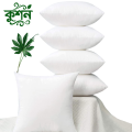 Synthetic Fiber White Cushion 16"x 16", 05pcs,.
