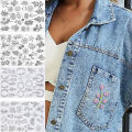 Water Soluble Embroidery Stabilizer Sticker DIY Hand-Stitching Embroidery Transfer Paper Clothes Marking Repair Patch Crafts. 
