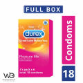 Durex Pleasure Me Condom Full Box - 18pcs Condoms.