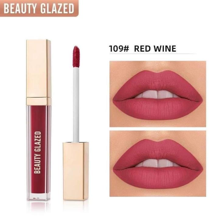 BEAUTY GLAZED True Matte Liquid Lipstick--#109 - Red Wine