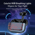 Awei T29 Pro TWS Bluetooth Earphones RGB Gaming Earbuds In-ear Touch Control Headphones Waterproof IP67 Wireless Headset. 