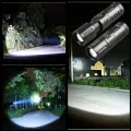 Sonford High Power Super Bright Rechargeable Flashlight | Handheld LED Torch Light with 40,000 Battery | Zoomable with 4 Light Modes | Long Runtime Torch with Holster for Camping, Emergency, Outdoor, and Home Use. 