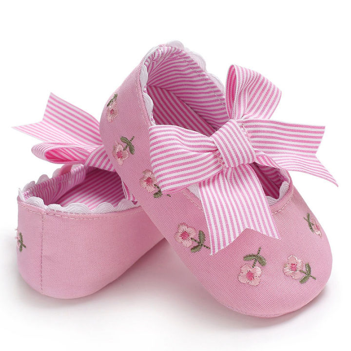 (New) summer new baby shoes cute flower newborn toddler baby girl shoes soft girls first walkers shoes
