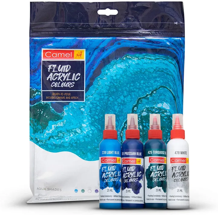 Camel%20Fluid%20Acrylic%20Colors%20kit%203%20pack%20(12%20pcs%20color+3%20pcs%20canvas+3%20pcs%20apron)%20Sunset,%20Aqua%20&%20Monochrome%20-%20Image%209