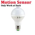 【Hey my home】EU 220V LED Night Light Body Motion Activated On/Off Motion Sensor Lamp Sound Sensor LED Bulb 5W 7W 9W bombillas led. 