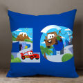 Disney Decorative Pillowcase Cushion Cover Car Lightning McQueen Sofia Princess Pillow Case Cartoon Gift 40x40cm 45x45cm.