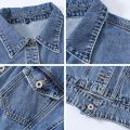 Spring Autumn Women Denim Jacket Casual Long Sleeve Coat Button Up Jackets Streetwear Outerwear Jeans Jackets.