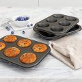 Cake Mold 6 Holes Small Muffin Cup Pan Bakeware DIY Baking Tools. 
