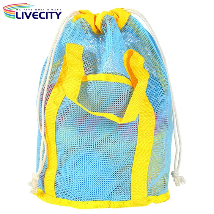Children%20Mesh%20Beach%20Tote%20Large%20Capacity%20Quick%20Dry%20Beach%20Bag%20with%20Drawstring%20Closure%20Perfect%20for%20Baby%20Toys%20Seashells%20Travel%20Toiletries%20Portable%20Durable%20Mesh%20Handbag%20with%20Drainage%20for%20Shower%20for%20Kids%20-%20Image%202