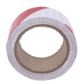 10m x 5cm Safety Warning Tape Reflective Tape Self adhesive Tape Reflective Strip Traffic Reflective Stickers Color: red + white. 