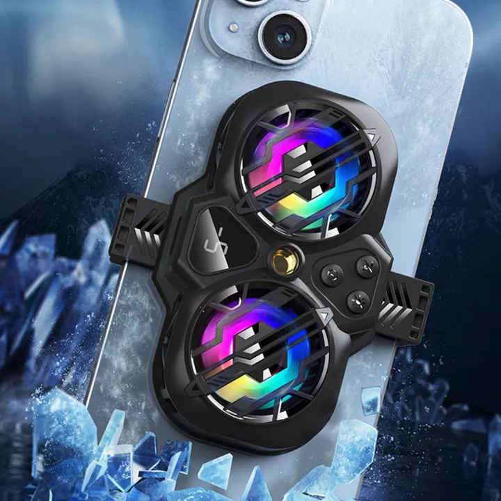 K11%20Mobile%20Phone%20Cooler%20Cool%20Lighting%20Cell%20Phone%20Live%20Streaming%20Radiator%20Adjustable%203%20Levels%20For%20Playing%20Games%20Watching%20Videos%20-%20Image%2010