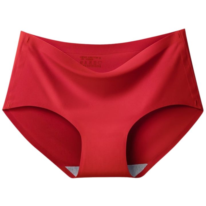 ICE%20SILK%20Seamless%20Soft%20Comfortable%20Panties%20Women's%20Underwear%20-%20Red%20Color%20-%20Image%202