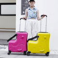 Children can sit and ride luggage, trolley suitcase, new luggage, 20 inch 24 inch suitcase, multifunctional luggage wholesale. 