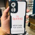 For Oppo A78 4G Cover Edge-Reinforced Shockproof Cushion Back Clear Hybrid Transparent Hard Cover Casing - Camera - Phone Back Cover. 