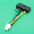 NEW ATX PSU Standard 24Pin Female to 6P Male Internal Power Adapter Converter Cable For Dell 6 PIN 3060 5060 7060 Mainboard. 