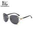 LouisWill Sunglasses Women UV Protection Sunglasses Ladies Sunglasses Gradients Glasses Fashionable Irregular Style Female Eyewear Sun Glasses for Women with Free Storage bag. 