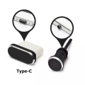 Type-C USB and 3.5mm Earphone Jack Anti-Dust Plug Set for Smartphones. 